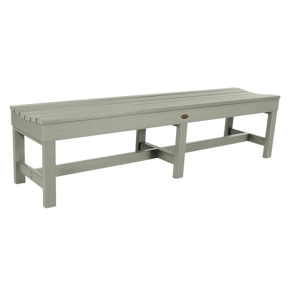 Highwood Usa 6ft Commercial Grade Backless Picnic Bench Outdoor Furniture for Patio, Yard and Garden CM-BENSQ61-EUC - main